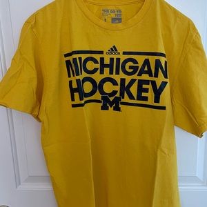 Michigan hockey short sleeve T shirt